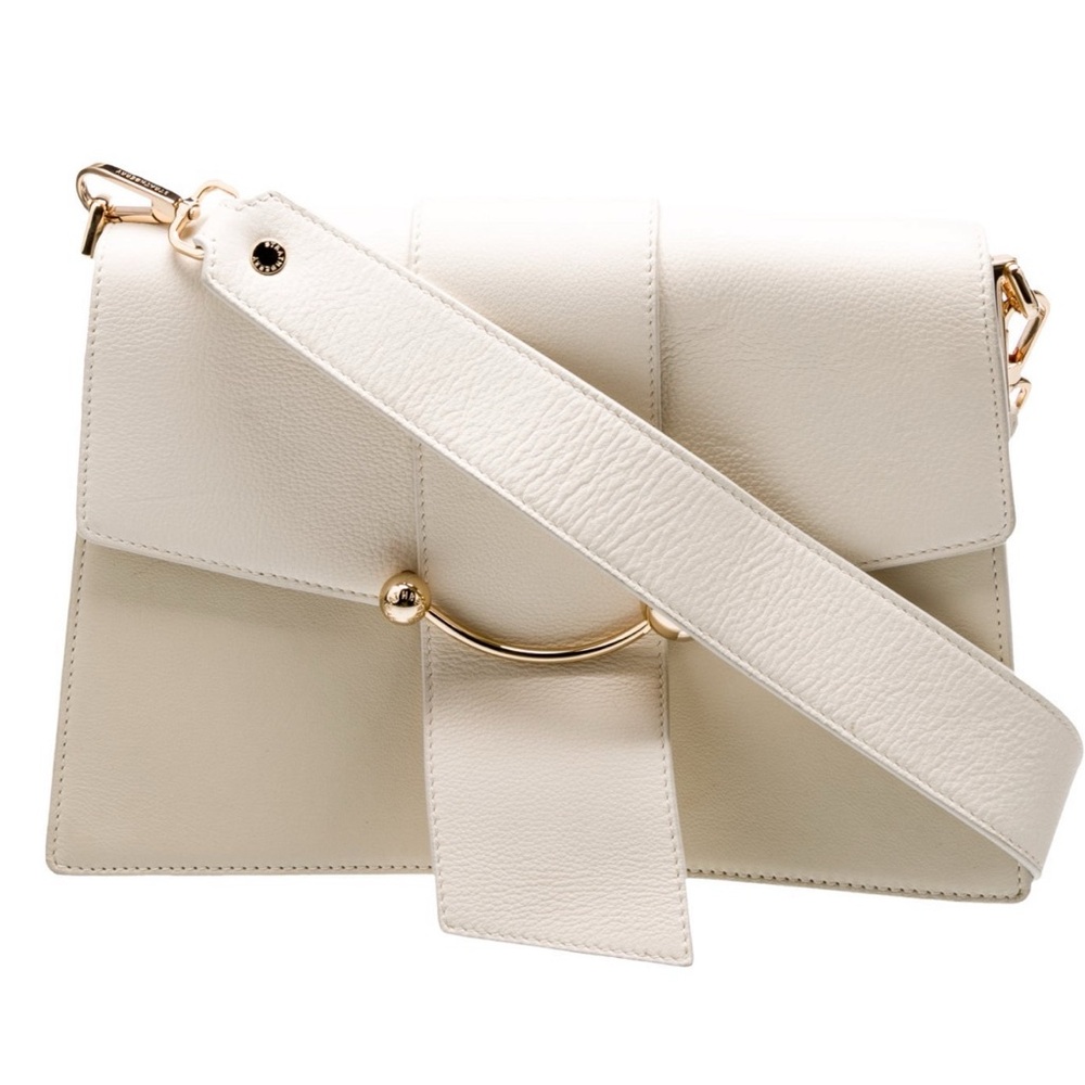 Strathberry Crescent Leather Shoulder Bag